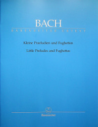 J.S. Bach: Little Preludes and Fughettas (noty na klavír)