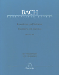 J.S. Bach: Inventions & Sinfonias (noty na klavír)