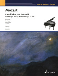 W.A. Mozart: Eine Kleine Nachtmusik KV 525 / Malá noční hudba (noty na klavír)