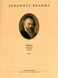 Johannes Brahms: Scherzo es-moll op. 4 (noty na klavír)
