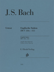 J.S. Bach: English Suites BWV 806–811 Edition without fingering (noty na klavír)
