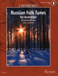 Russian Folk Tunes for Accordion (noty na akordeon)(+audio)