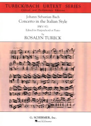 Johann Sebastian Bach: Concerto In The Italian Style (noty na klavír)
