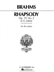 Johannes Brahms: Rhapsody in G Minor, Op. 79, No. 2 (noty na klavír)