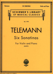 Georg Philipp Telemann: Six Sonatinas (noty na housle, klavír)