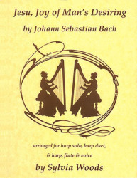Johann Sebastian Bach: Jesu, Joy of Man's Desiring (noty na harfu)