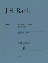 Johann Sebastian Bach: Partita 5 G Major BWV 829 (noty na klavír)