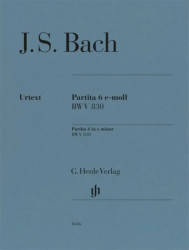 Johann Sebastian Bach: Partita 6 E Minor BWV 830 (noty na klavír)