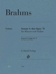 Johannes Brahms: Sonata In G major op. 78 (noty na housle, klavír)