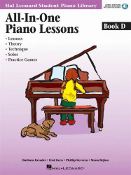 Hal Leonard Student Piano Library: All-In-One Piano Lessons Book D (noty na klavír)(+audio)
