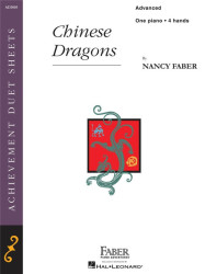 Nancy Faber: Chinese Dragons (noty na čtyřruční klavír)