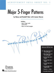 Nancy Faber: Achievement Skill Sheet No. 1 - Major 5-Finger Patterns (noty na klavír)