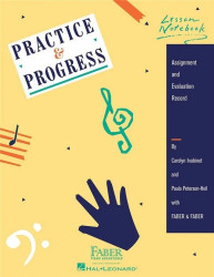 Faber Piano Adventures: Practice & Progress Lesson Notebook (noty na klavír)