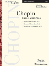 Frédéric Chopin: 3 Mazurkas (noty na klavír)