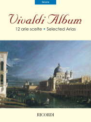 Vivaldi Album: Selected Arias - Tenore (noty na zpěv, klavír)