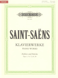 Camille Saint-Saëns: Selected Piano Works op. 3, 70, 72, 85, 90 (noty na klavír)