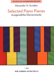 Alexandr Nikolajevič Skrjabin: Selected Piano Pieces (noty na klavír)
