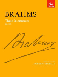 Johannes Brahms: Three Intermezzos Op.117 (noty na klavír)
