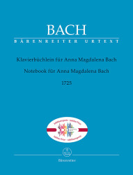 Johann Sebastian Bach: Notebook for Anna Magdalena Bach 1725 (noty na klavír)