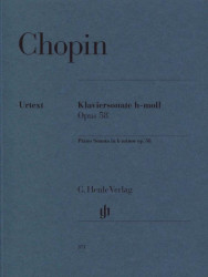 Frédéric Chopin: Piano Sonata B Minor Op. 58 (noty na klavír)