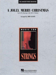A Jolly, Merry Christmas (noty pro smyčcový orchestr, party, partitura)