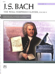 Johann Sebastian Bach: The Well-Tempered Clavier, Volume II (noty na klavír)