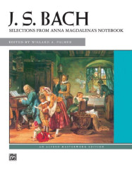 J.S. Bach: Selections From Anna Magdalena's Notebook (noty na klavír)