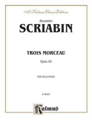 Alexander Skrjabin: Trois Morceaux (noty na klavír)