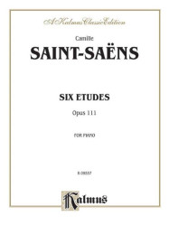 Camille Saint-Saëns: Six Etudes, Op. 111 (noty na klavír)