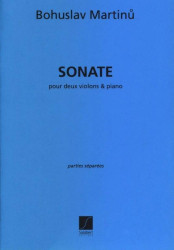 Bohuslav Martinů: Sonate, Pour Deux Violons Et Piano (noty na 2 housle, klavír)