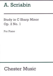 Alexander Skrjabin: Etude In C Sharp Minor Op. 2/1 (noty na klavír)