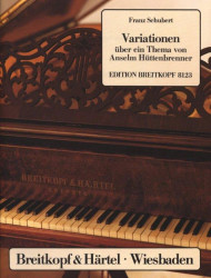 Franz Schubert: 13 Hüttenbrenner-Variat. D 576 (noty na klavír)