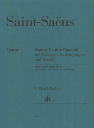 Camille Saint-Saëns: Septet E flat major op. 65 (noty, partitura, party)