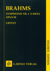 Johannes Brahms: Symphony No.4 In E Minor Op.98 (noty, partitura)
