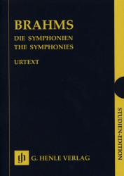 Johannes Brahms: The Symphonies - 4 Volume Slipcase (noty, partitura)