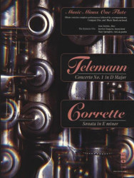 Music Minus One Flute: Telemann / Corette (noty na příčnou flétnu)(+audio)