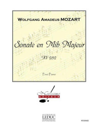 Wolfgang Amadeus Mozart: Sonate En Mib Majeur Kv282 (noty na klavír)