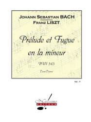 Johann Sebastian Bach: Prelude Et Fugue En La Mineur Bwv543-Piano (noty na klavír)