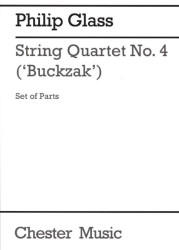 Philip Glass: String Quartet No .4 - Buckzak (noty pro smyčcový kvartet, party)