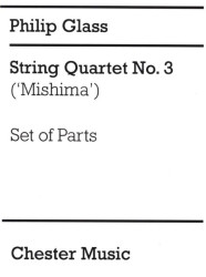 Philip Glass: String Quartet No. 3 - Mishima (noty pro smyčcový kvartet, party)