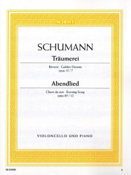 Robert Schumann: Träumerei / Abendlied op. 15/7 und 85/12 (noty na violoncello, klavír)
