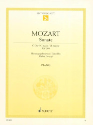 Wolfgang Amadeus Mozart: Sonate C-Dur KV 309 (noty na klavír)