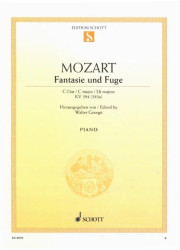 Wolfgang Amadeus Mozart: Fantasie und Fuge C-Dur KV 394 [383 a] (noty na klavír)