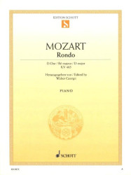 Wolfgang Amadeus Mozart: Rondo D-Dur KV 485 (noty na klavír)