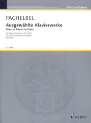 Johann Pachelbel: Selected Pieces (noty na klavír)