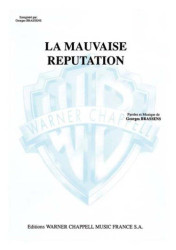 Georges Brassens: La Mauvaise Réputation (noty na klavír, zpěv, akordy)