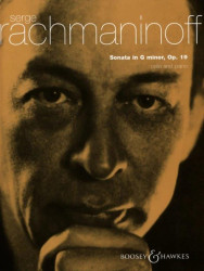 Sergej Rachmaninov: Sonata In G Minor Op.19 (noty na violoncello, klavír)