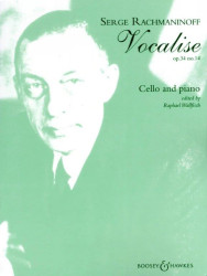 Sergej Rachmaninov: Vocalise Op.34 No.14 (noty na violoncello, klavír)