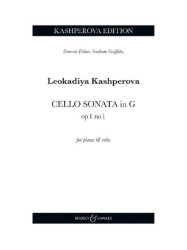 Leokadiya Kashperova: Cello Sonata No. 1 in G op. 1, no. 1 (noty na violoncello, klavír)