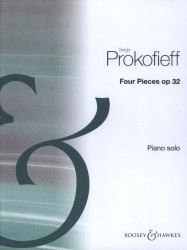 Sergej Prokofjev: 4 Pieces Op. 32 (noty na klavír)